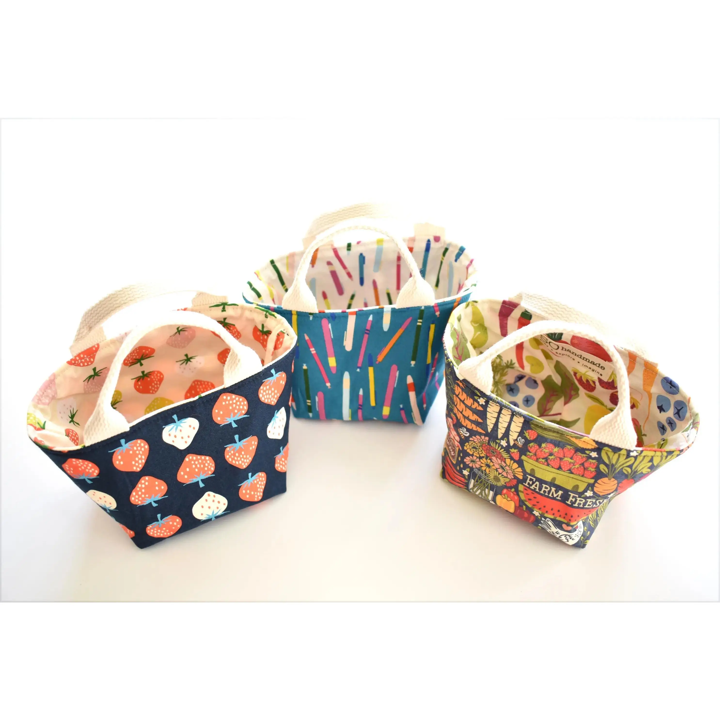 Reversible Mini Tote Bag for Toddlers & Kids