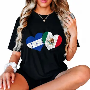 100% Cotton Honduras Mexico Mexican Honduran Flag Heritage T-Shirt