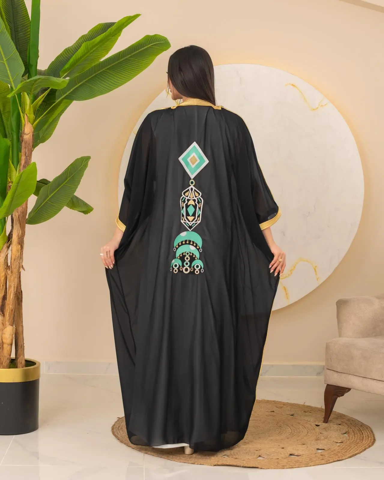 Women's Layla Bisht - Elegant, Refined Embroidered Piece for Casual Style, Elegance, Dress