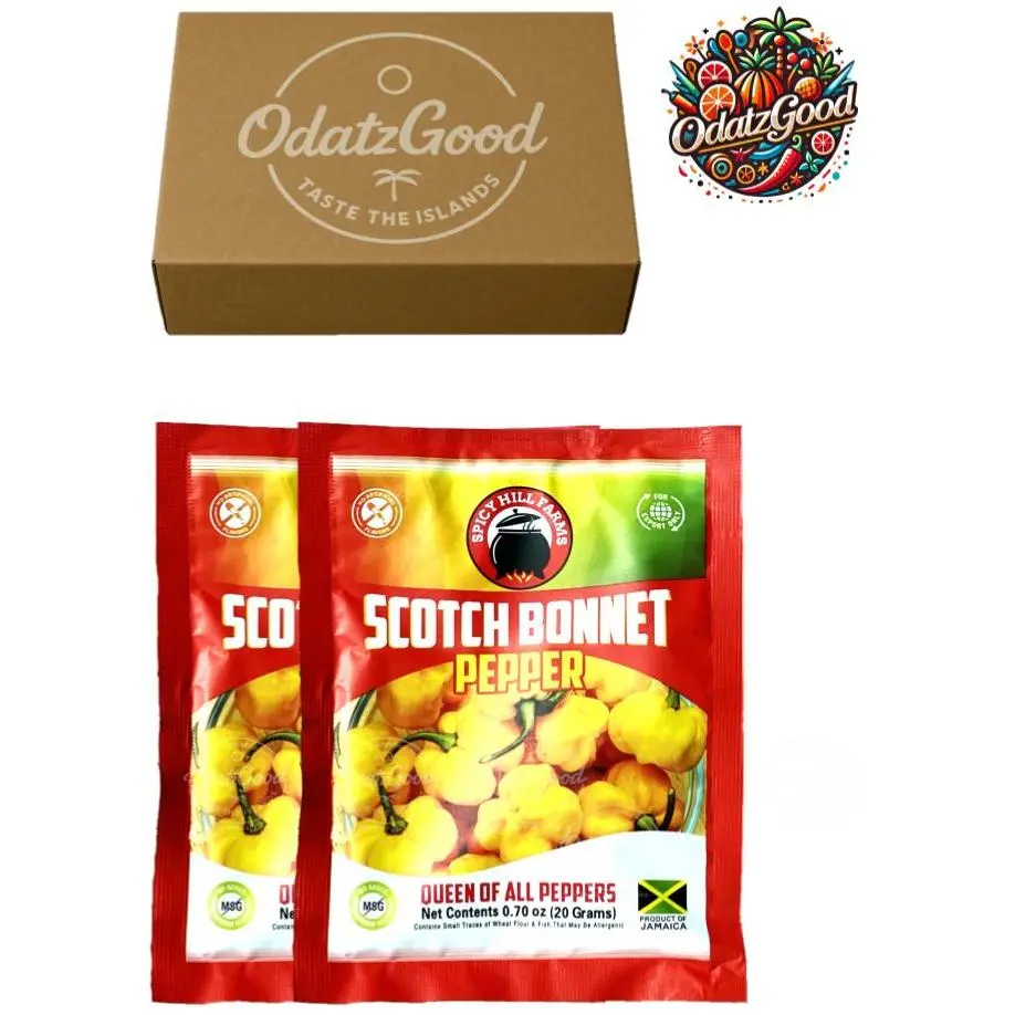 Spicy Hill Scotch Bonnet Pepper 0.7oz (20g) – Curated & Packaged by ODatzGood