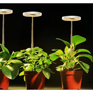 LED Full Spectrum Grow Lamp, High Efficiency Plant Light with Timer Adjustable Brightness