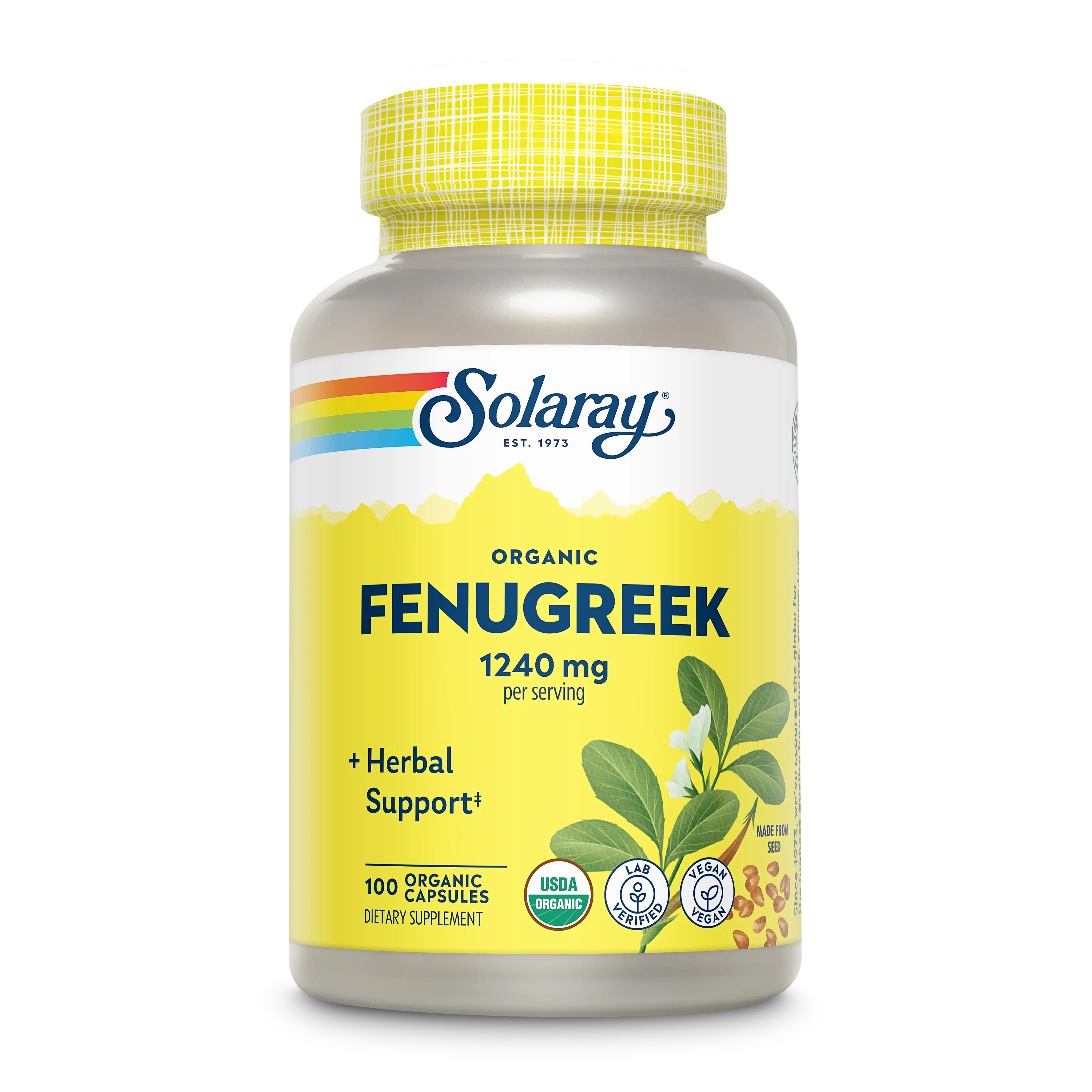Organic Fenugreek Seed 1240mg