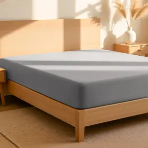 Bare Home Organic Cotton Percale Fitted Sheet Bare Home Organic Cotton Percale Fitted Sheet