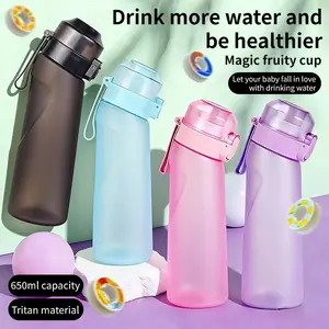 Air Up Personalized Fruit Flavor Water Bottle, Includes 5 Fruit Capsules, Healthy Drinking for Young People and Students