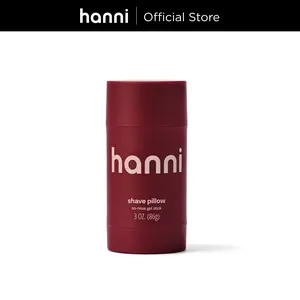 [Hanni Official] Shave Pillow - No-Rinse Gel Stick for Dry Shaving & Moisturizing - 3 oz - Travel-Friendly Formula for Comfortable Shaving