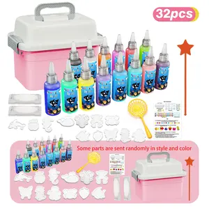 Fun Science Experiment Kit, DIY Magic 3D Water Fairy, Graffiti Drawing Floating Toy, Handmade Painted Watercolor Art, Kids Gift 3+, Christmas Birthday