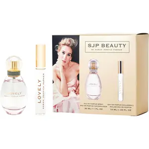Lovely Sarah Jessica Parker Set-Eau De Parfum Spray 1 Oz & Eau De Parfum Rollerball 0.33 Oz For Women Lovely Sarah Jessica Parker Set-Eau De Parfum Spray 1 Oz & Eau De Parfum Rollerball 0.33 Oz For Women