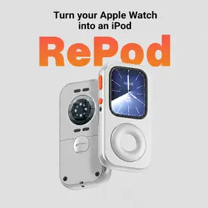 Techpod RePod Aluminum Alloy Watch Protective Case The Classic Reborn on Your Watch with Click Wheel Design