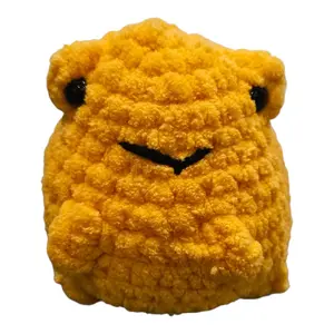 Crochet Frank the Frog Amigurumi Plushie, Cute gift & decoration, Christmas gift Plush