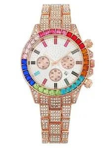 Men's Quartz Watch with Dial, Round Analog Face, Alloy Case & Hardlex Glass, Casual Style for All Seasons, Perfect Gift