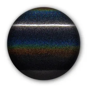 Gloss Holographic Metallic Black