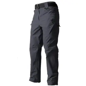 Men’s waterproof ripstop cargo pants for outdoor combat and hiking; men’s tactical water-repellent cargo work pants