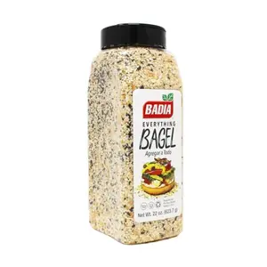 Badia Everything Bagel Seasoning Blend, 22 oz - Sesame Seed, Poppy Seed, Garlic, Onion and Salt