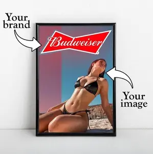 Custom Beer Poster Tiktok Trend For Boyfriend, Add A Beer, Add A Energy Drink, Any Logo, For Girlfriend