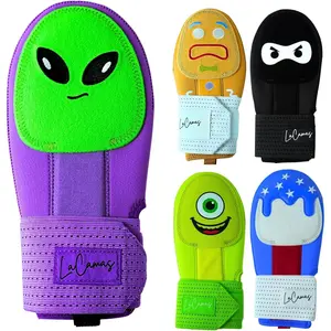 Baseball Sliding Mitt Youth & Adult Sizes Multiple Designs (Gingerbread, Ninja, Ice Cream, Alien, USA, Cyclops) Fits Left & Right Hands Hand & Wrist Protection