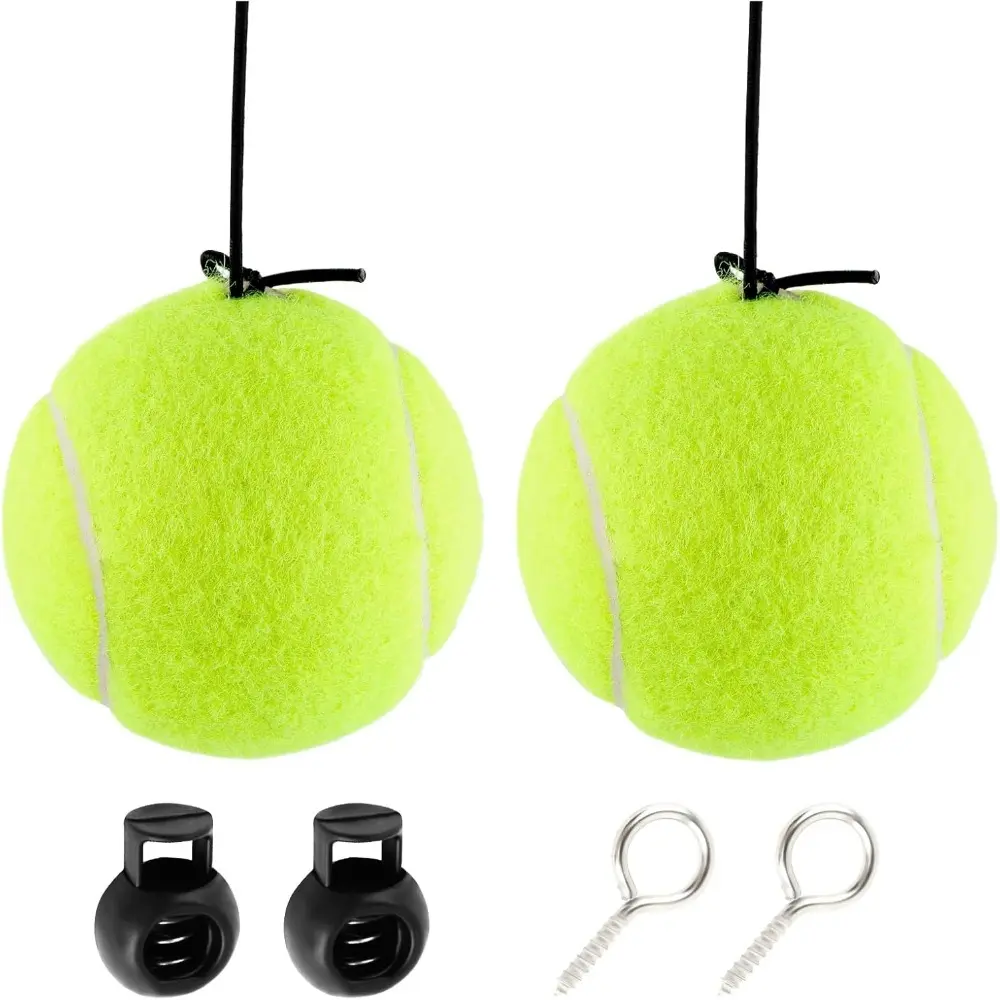2PCS Tennis Garage Parking Aid with Lanyard,Height Adjustable Parking Stopper For Garage For Guided Parking,Garage Parking Sensor Avoid Crash and Scratch Car Accessories (2PCS)