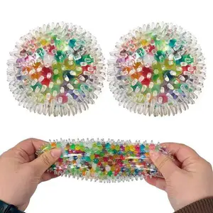 TPR Spiky Water Bead Stress Ball, Squeeze Fidget Toy for Sensory Relief, 2026 Children's Day Gift for Kids & Adults