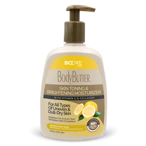 BodyBUTTER WITH VITAMIN C & COLLAGEN Body Care Hydrating Lemon Lotions Moisturizing Comfort Skin Care Skin Repair