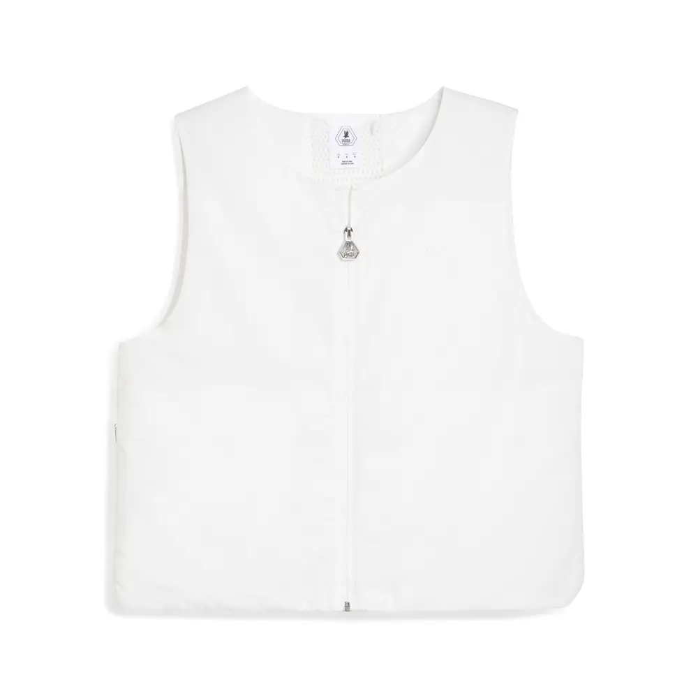 PUMA Mens X Skepta Skope Vest Athletic Outerwear Casual - White