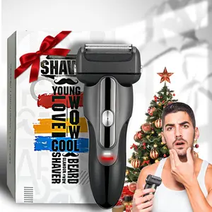 Electric Shaver, Rechargeable Electric Razor, Waterproof Electric Shaver, Multifunctional Beard Trimmer for Men, Great for Travel, Outing, Daily Use