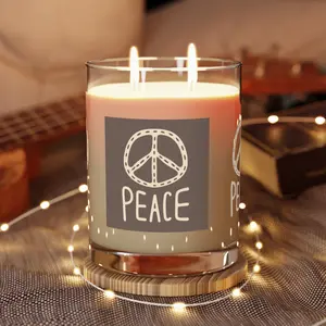Scented Candle - Full Glass, 11oz Decor Fig Floral Fragrance
