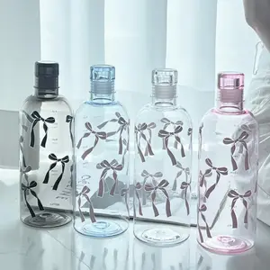 Large Capacity Plastic Water Bottle, 1 Count Summer Cool Drinking Bottle, Portable Water Jug for Home, Office and School