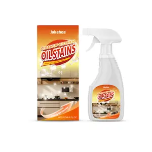 Heavy Oil Stain Cleaner Kitchen Hood Grease Remover Easy Clean Oil Stain Spray, Efficient Degreaser for Home Appliances & Cookware Care