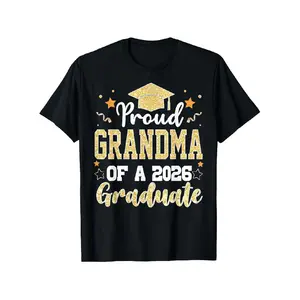 Graduation - themed T - shirt, Stylish Design, Great Gift, for Grandmas, 2026 Graduate T - shirt Oversized Graphic