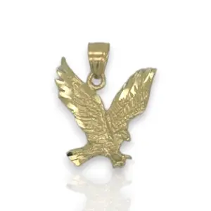 Eagle Pendant - 10K Yellow Gold