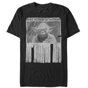 Men's Star Wars Yoda Words of Wisdom T-Shirt