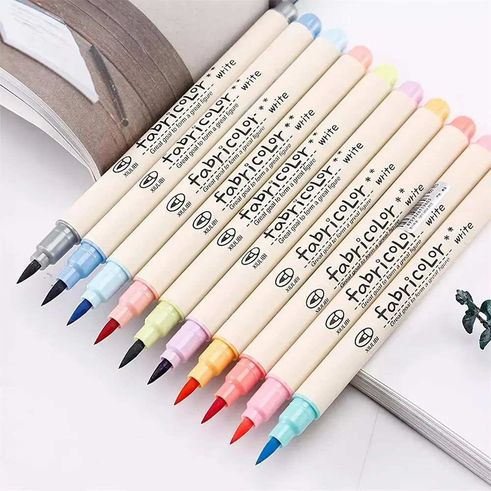 [Back To School] 10-color Soft-tip Brush Pens - Perfect for Calligraphy Art & Stationery! Art School Supplies Art Drawing Supplies