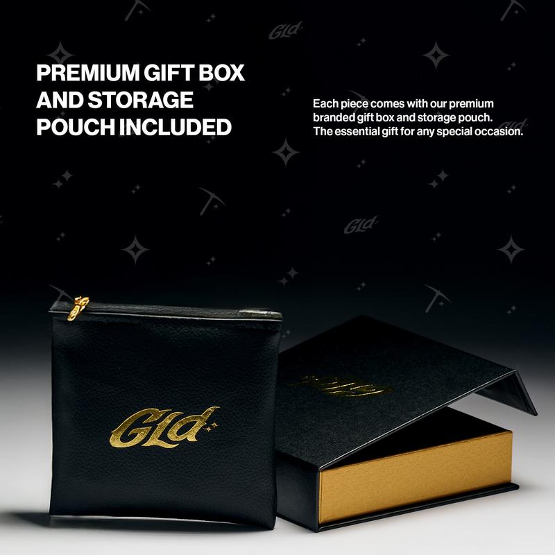 GLD Micro Tennis Necklace | 14k White Gold - Gold Plated, CZ Diamond Stones, Chain Lengths 16-28"