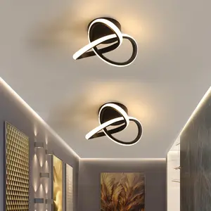 Modern LED Ceiling Light Fixture, Energy Efficient Wall Switch Control, Ideal for Living Room & Office Spaces, Indoor Decorative Ambiance Lighting
