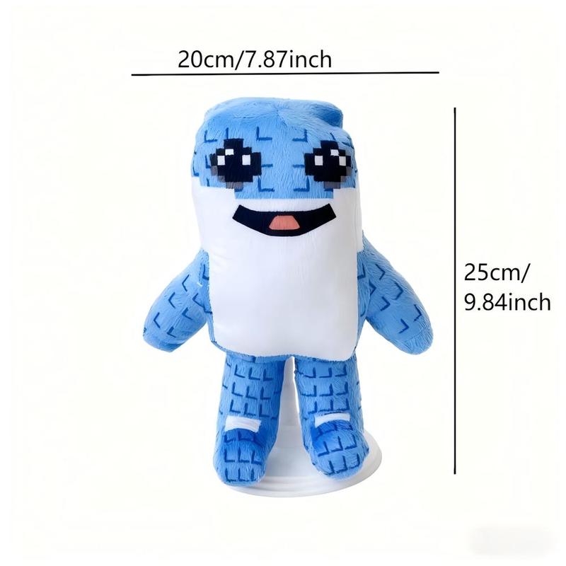 Trending Brainrot 67 Plush 9.8inches Six-Seven Meme Character, Soft Pixel Plush for Instagram, TikTok Collectors, Stuffed Animal
