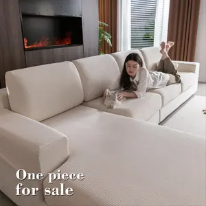 Seasonal Universal Elastic Sofa Cushion Cover, Modern Anti-Slip Design, Suitable for L-Shaped and 1-4 Seat Sofas, Living Room Protection, Dustproof Sofa Slipcover, Dustproof Sofa Protector