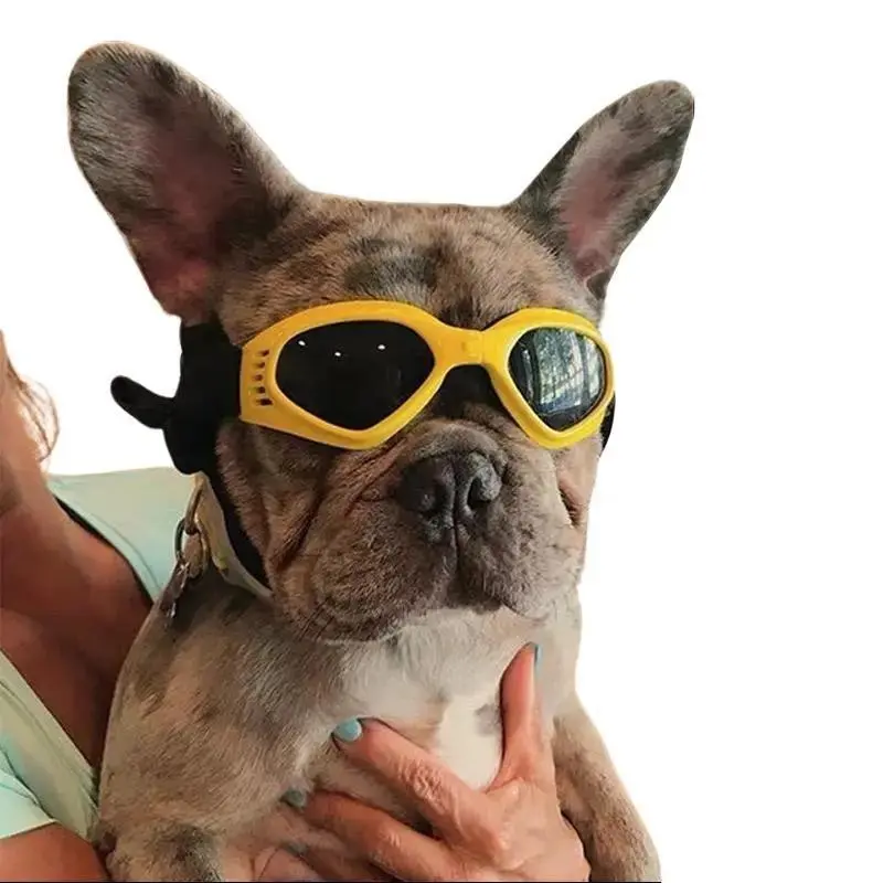 (Set of Three) PETTIE Dog Goggles Small Breed Anti-Fog UV Protection Outdoor Sunglasses for Small Dogs Eye Protective