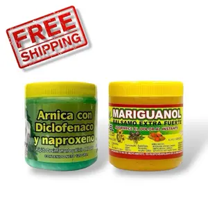 Viral Massage Dream Team - Arnica Ointment 125g (4.4 oz) + Mariguanol Ointment 125g (4.4 oz) With Real Botanicals - The Chill Bundle! Perfect for Gifting, Self-Care, Massage Moments and Your Daily Chill Ritual Herbal Comfort