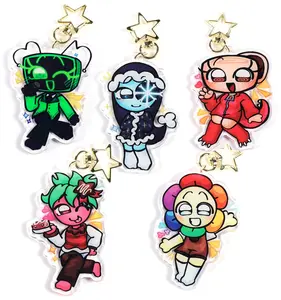 Dandy’s world acrylics keychain - Dandy | Shelly | Vee | Astro | Sprout