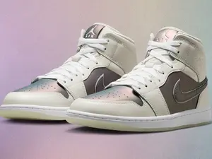 Nike Air Jordan 1 Mid Phantom IH4107-030 Men's Shoes NEW Athletic Sneakers