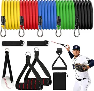 Baseball Resistance Bands for Pitchers, Arm Strength Training Bands for Baseball, Baseball Throwing Resistance Trainer for Warm up and Arm Workout KRUI