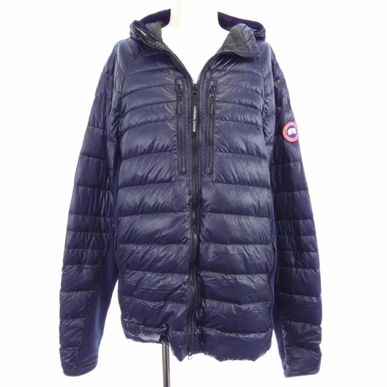 Pre-owned Canada Goose Nylon Small Leather Goods Hybridge Lite Tech Hoody Down Jacket