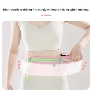Sports Waist Bag with Adjustable Strap Waterproof Small Size for Running Hiking Cycling