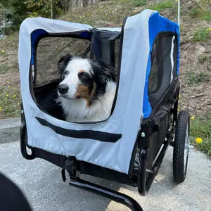 HAOQI Bike Pet Trailer for dogs/cats