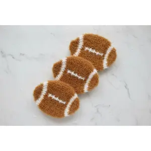 Football Kitchen Scrubby Set – MVP Collection (3 Pack, Dishwasher Safe Scrubber)