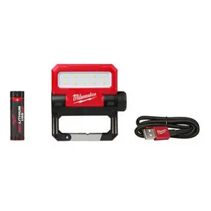 Milwaukee 2114-21 REDLITHIUM USB ROVER Pivoting Flood Light (Open Box)