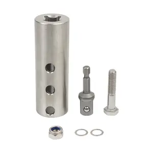 Trailer Jack Drill Adapter & 1/2 Inch Drive Socket Bit for 1 in Jack Drive Shaft