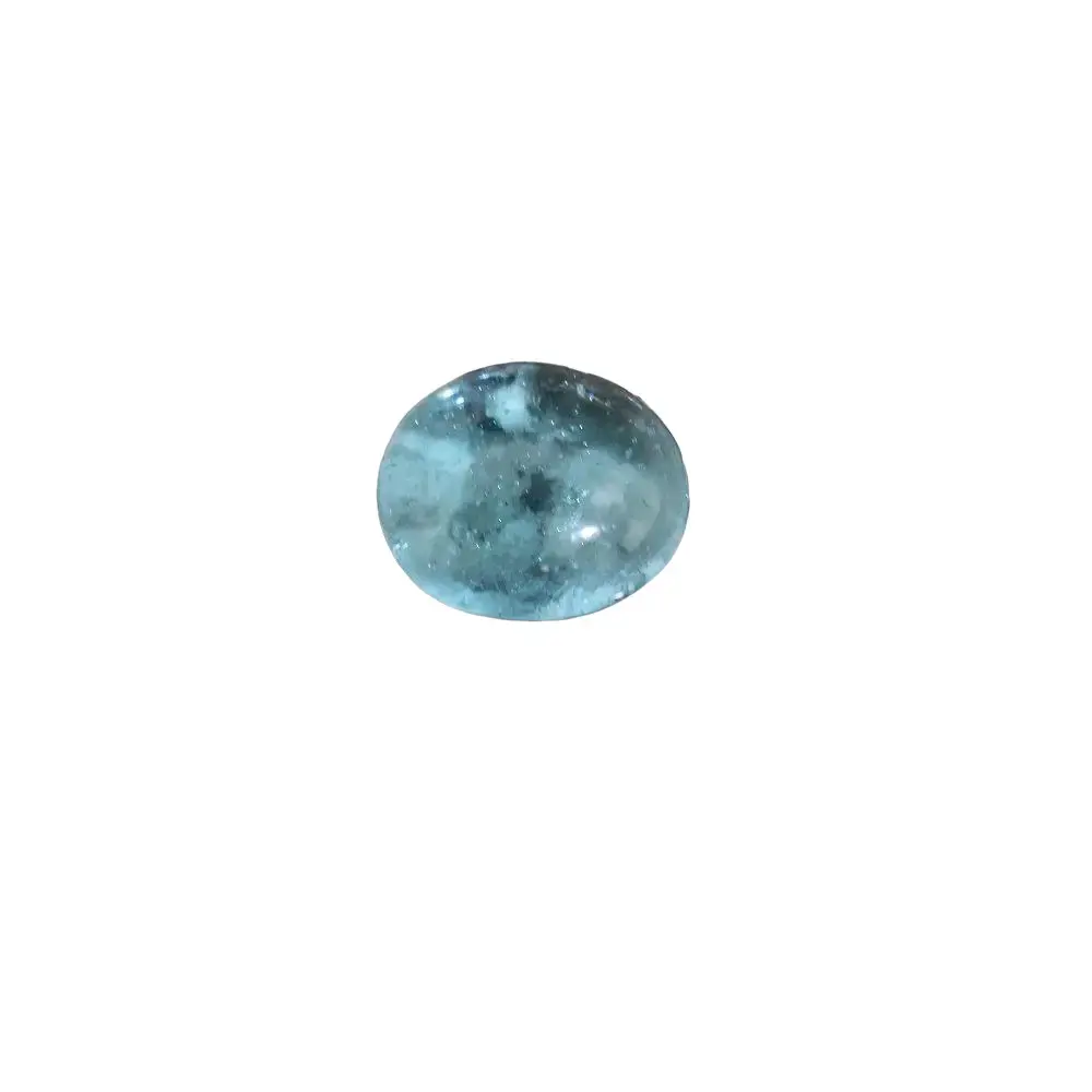 Yale Blue Aquamarine 56.63ct Certified Natural Untreated Gemstone Oval 30 x 22 mm