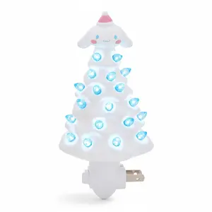 Sanrio Cinnamoroll 6-Inch Ceramic Christmas Tree Plug-In Nightlight