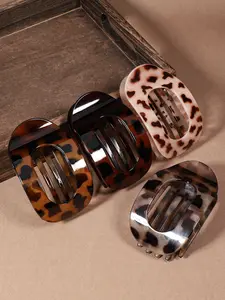 4pcs/8pcs end hair clip women's back ponytail hair clip women's headdress hair grab large duck bill clip bath out temperament hair accessories women's hair clip, Barrettes Hair Clips