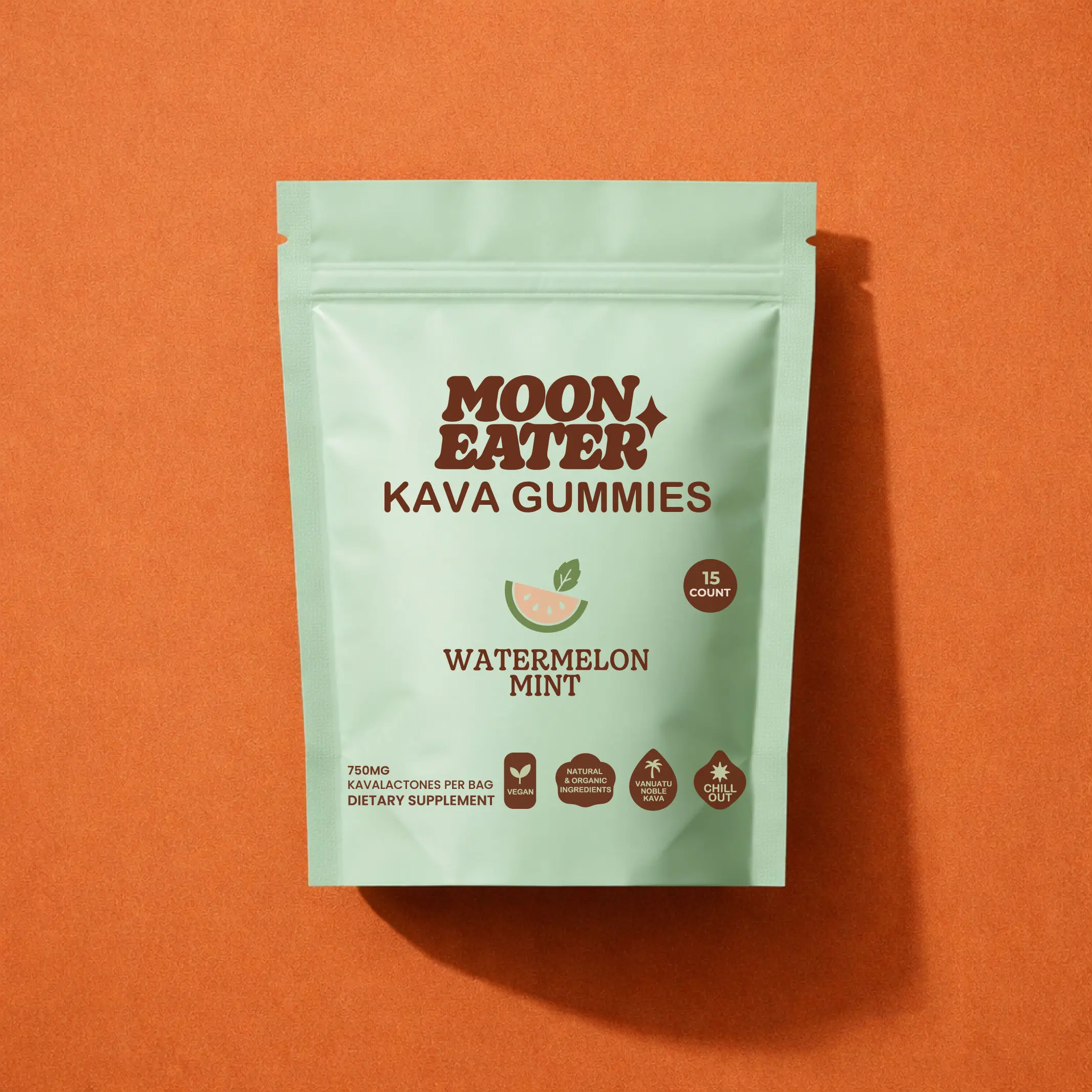MoonEater Kava Gummy, Watermelon Mint, Herbal Supplement MoonEater Kava Gummy, Watermelon Mint, Herbal Supplement